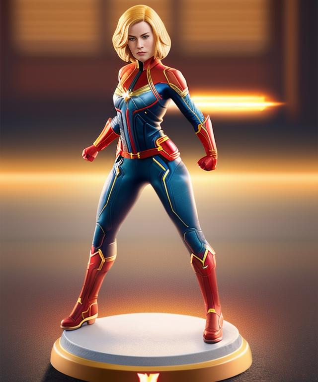 Brie Larson 8 Inch x 10 Inch photograph Room Captain Marvel Avengers:  Endgame Standing w/Lightening Circling Arms Pose 1 kn at Amazon's  Entertainment Collectibles Store